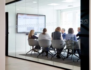 boar unit room photo in DanBred head office for press page